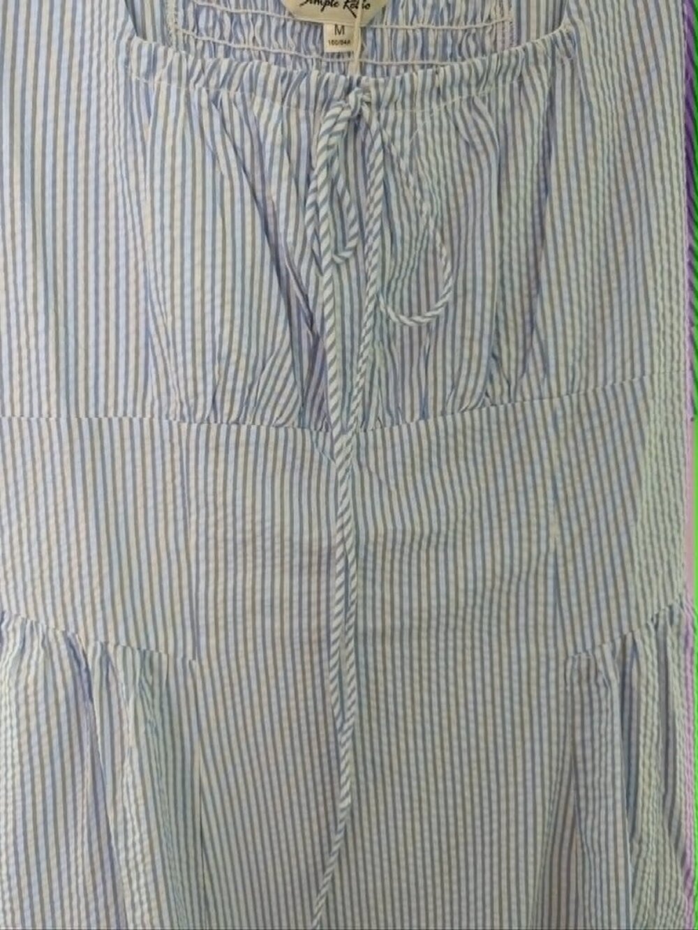 Simple Retro "Maisie French Tie" cotton dress, size M, NWT - Picture 3 of 12